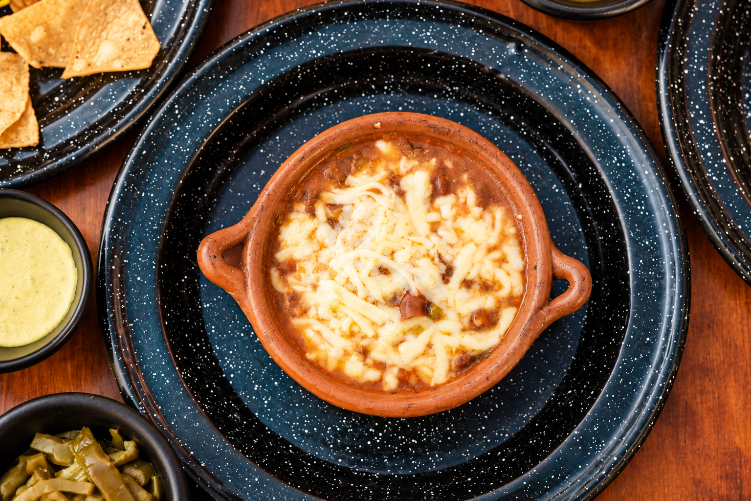 Frijoles con queso